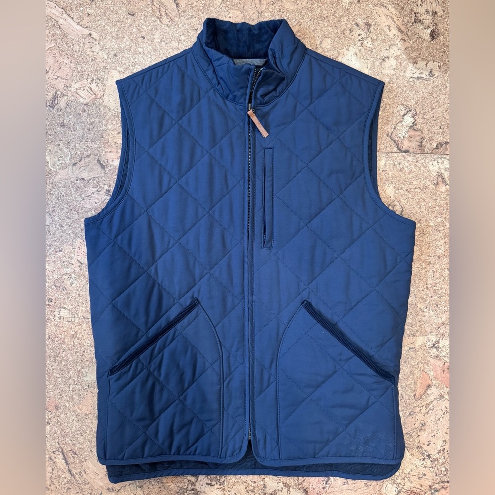J. Crew Sussex Quilted Vest for Men size S NWT